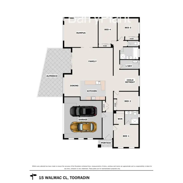 Floorplan of Homely house listing, 15 Walmac Close, Tooradin VIC 3980