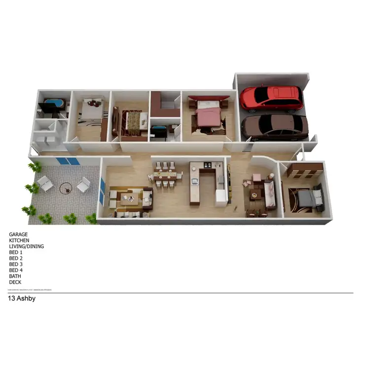 Floorplan of Homely house listing, 13 Ashby Street, Sippy Downs QLD 4556
