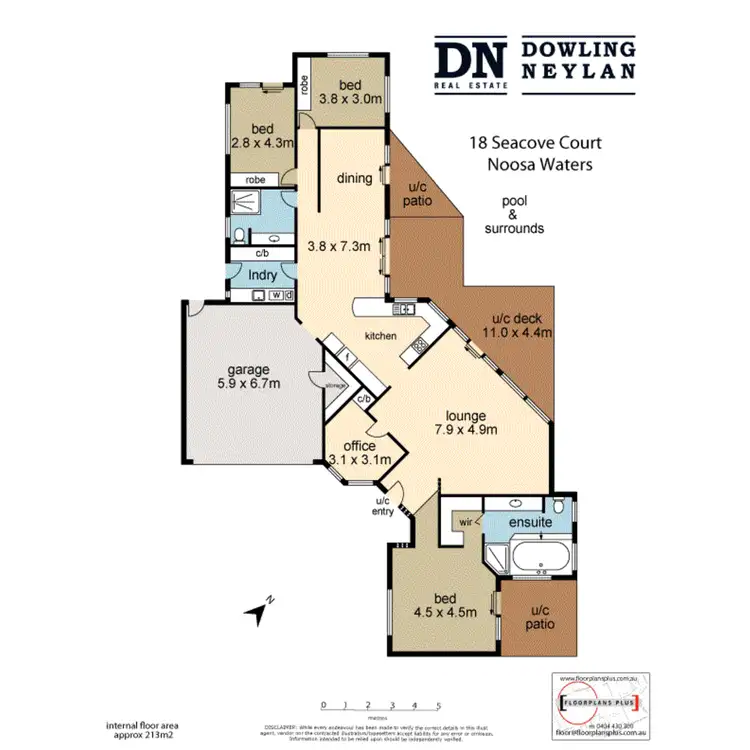 Floorplan of Homely house listing, 18 Seacove Court, Noosa Waters QLD 4566