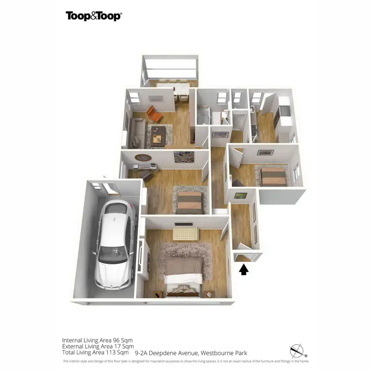 Floorplan of Homely unit listing, 9/2A Deepdene Avenue, Westbourne Park SA 5041