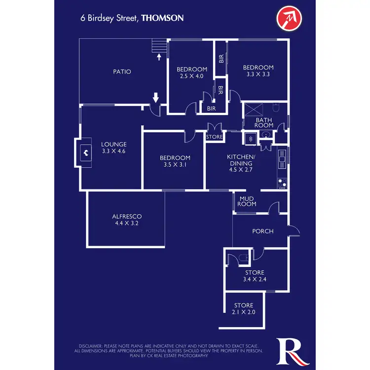 Floorplan of Homely house listing, 6 Birdsey Street, Thomson VIC 3219