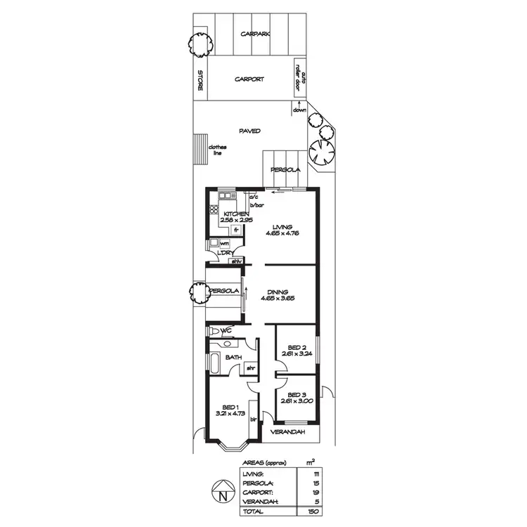 Floorplan of Homely house listing, 1/62 Wattle Street, Fullarton SA 5063