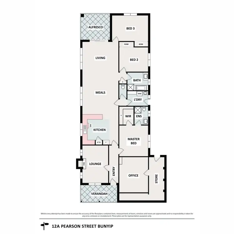 Floorplan of Homely house listing, 12a Pearson Street, Bunyip VIC 3815