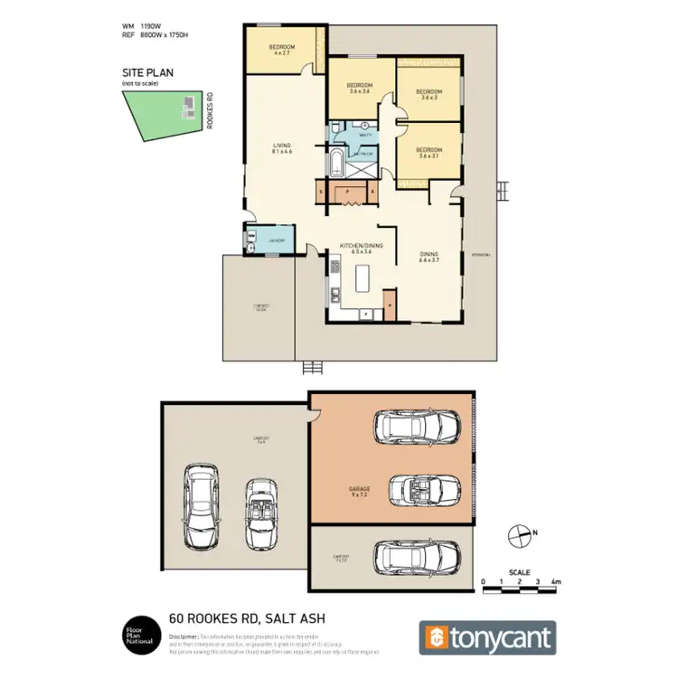 Floorplan of Homely house listing, 60 Rookes Road, Salt Ash NSW 2318