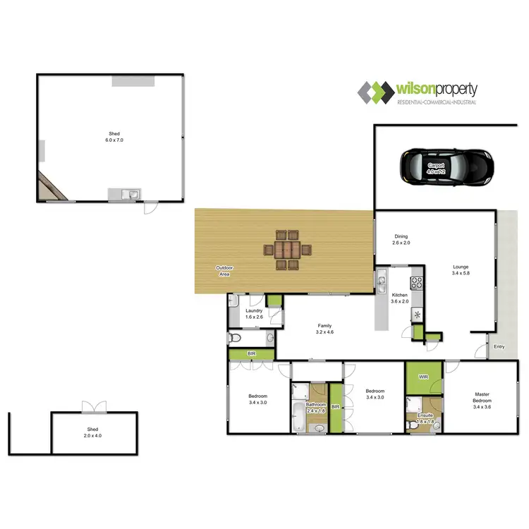 Floorplan of Homely house listing, 52 Morgan Drive, Traralgon VIC 3844