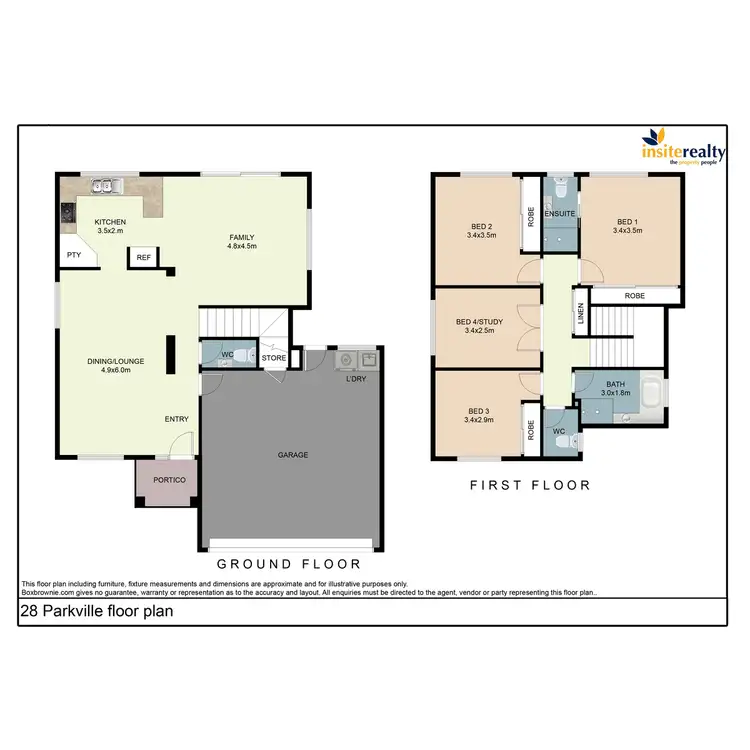 Floorplan of Homely house listing, 28 Parkville Street, Sippy Downs QLD 4556