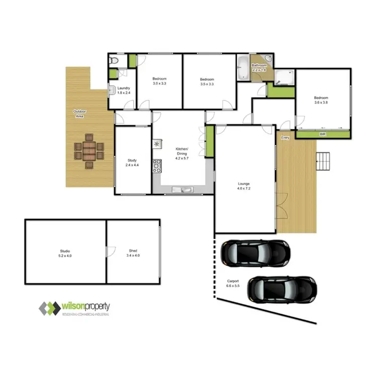 Floorplan of Homely house listing, 3 Marie Street, Traralgon VIC 3844