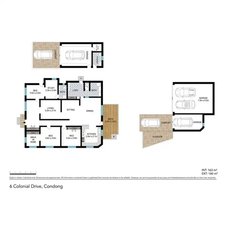 Floorplan of Homely house listing, 6 Colonial Drive, Condong NSW 2484