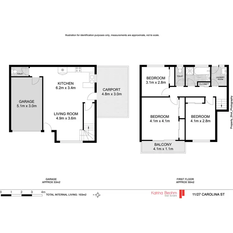 Floorplan of Homely townhouse listing, 11/27 Carolina Street, Lismore Heights NSW 2480