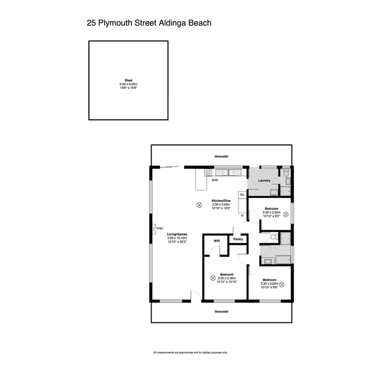 Floorplan of Homely house listing, 25 Plymouth Street, Aldinga Beach SA 5173