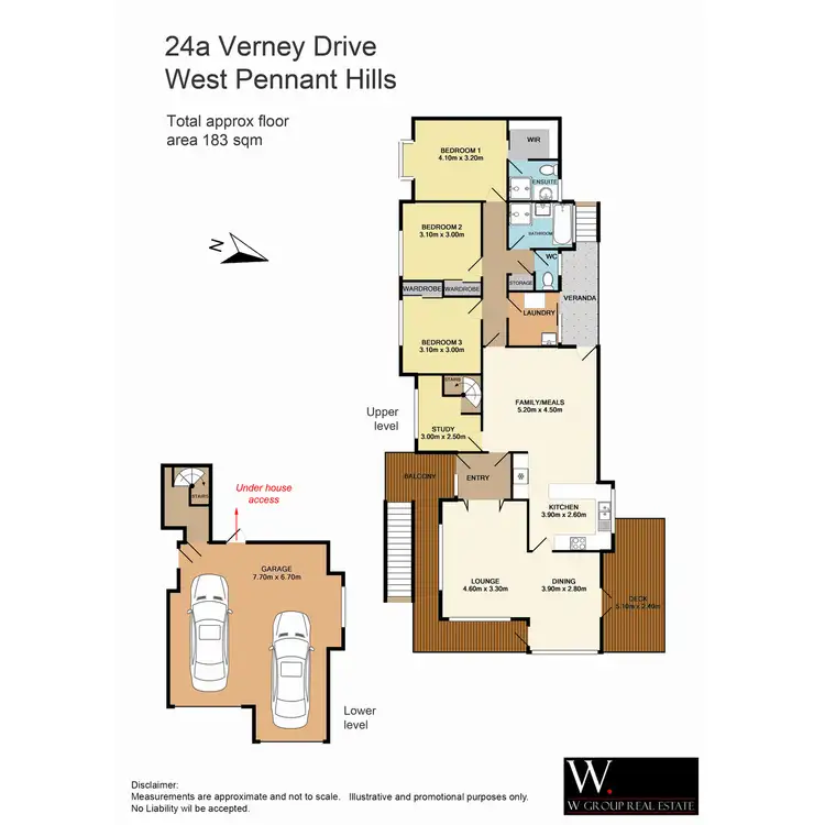 Floorplan of Homely house listing, 24A Verney Drive, West Pennant Hills NSW 2125