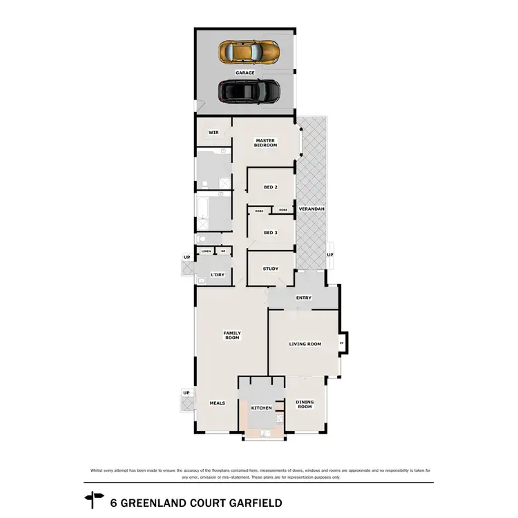 Floorplan of Homely house listing, 6 Greenland Court, Garfield VIC 3814