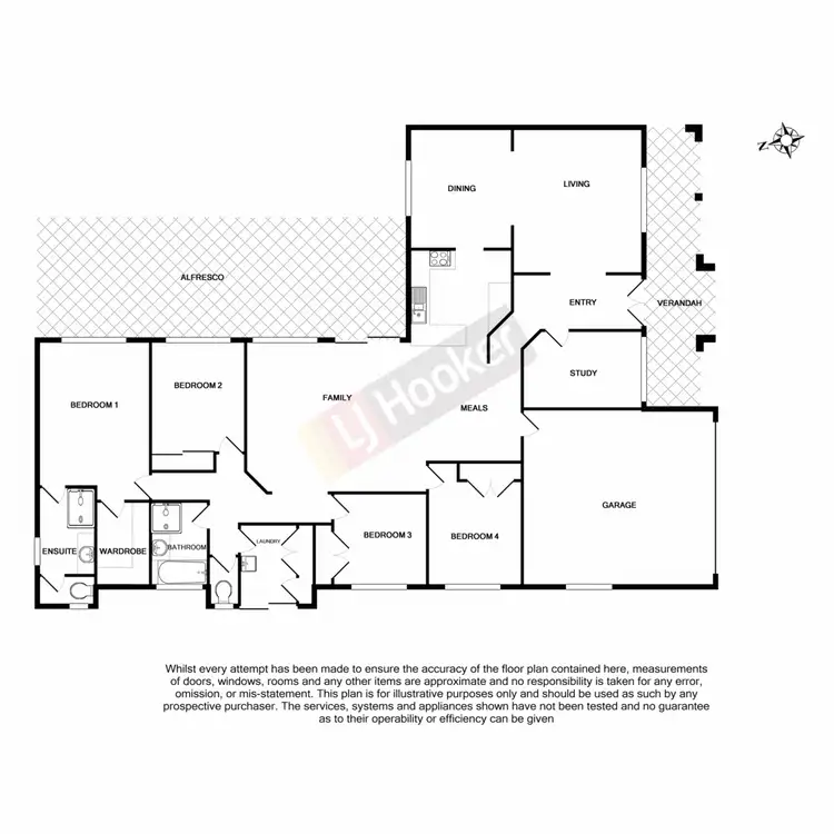 Floorplan of Homely house listing, 1 Violet Place, Calamvale QLD 4116