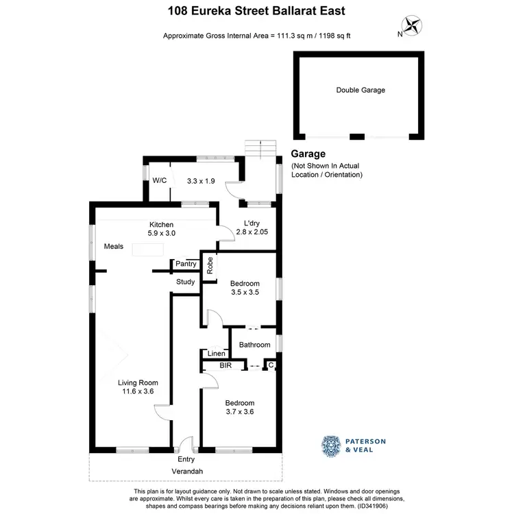 Floorplan of Homely house listing, 108 Eureka Street, Ballarat East VIC 3350