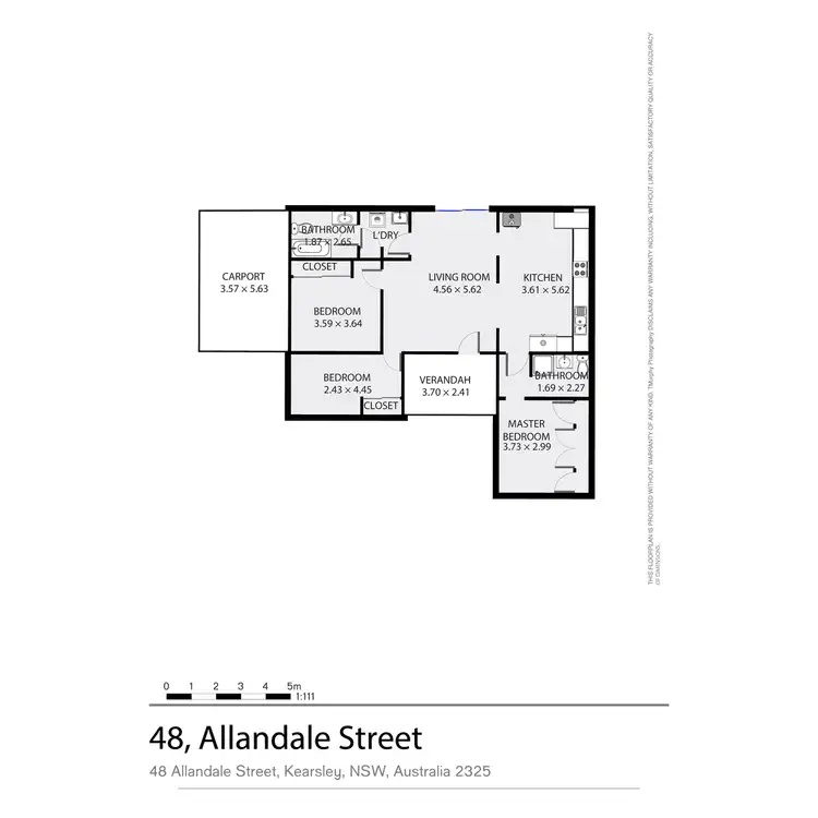 Floorplan of Homely house listing, 48 Allandale Street, Kearsley NSW 2325