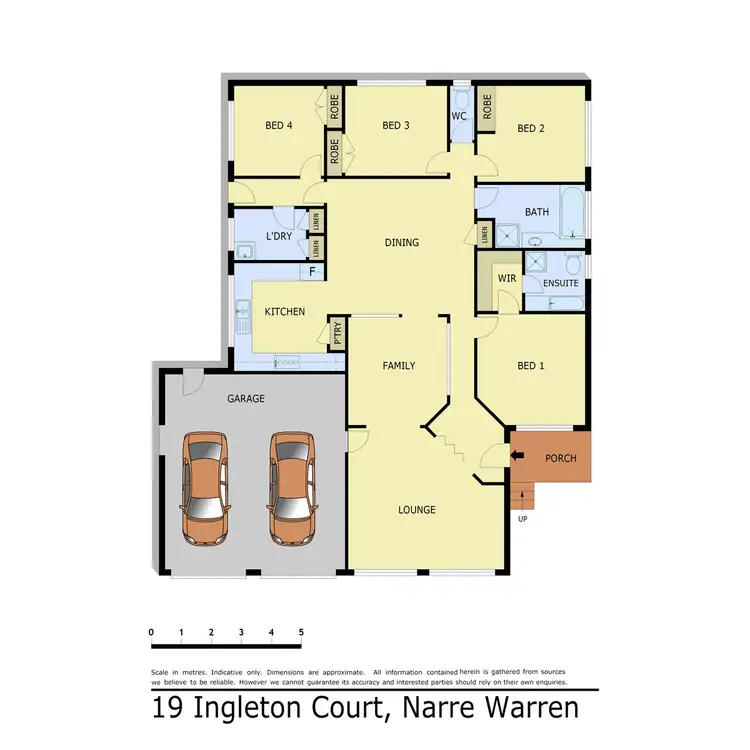Floorplan of Homely house listing, 19 Ingleton Court, Narre Warren VIC 3805