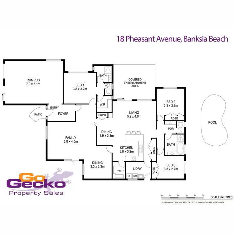 Floorplan of Homely house listing, 18 Pheasant Avenue, Banksia Beach QLD 4507