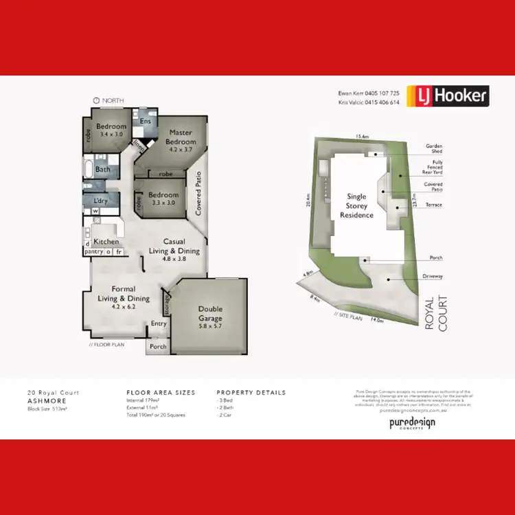 Floorplan of Homely house listing, 20 Royal Court, Ashmore QLD 4214