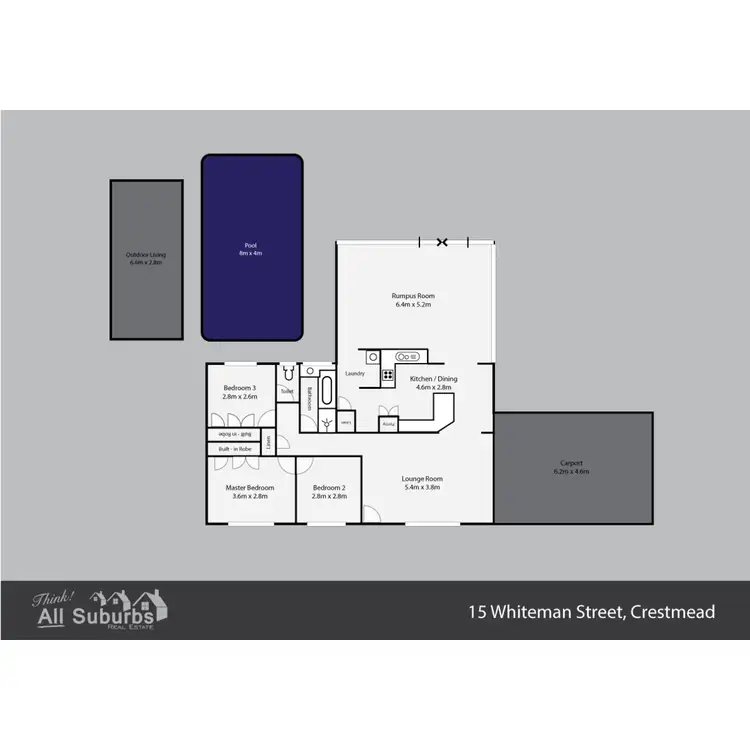 Floorplan of Homely house listing, 15 Whiteman Street, Crestmead QLD 4132