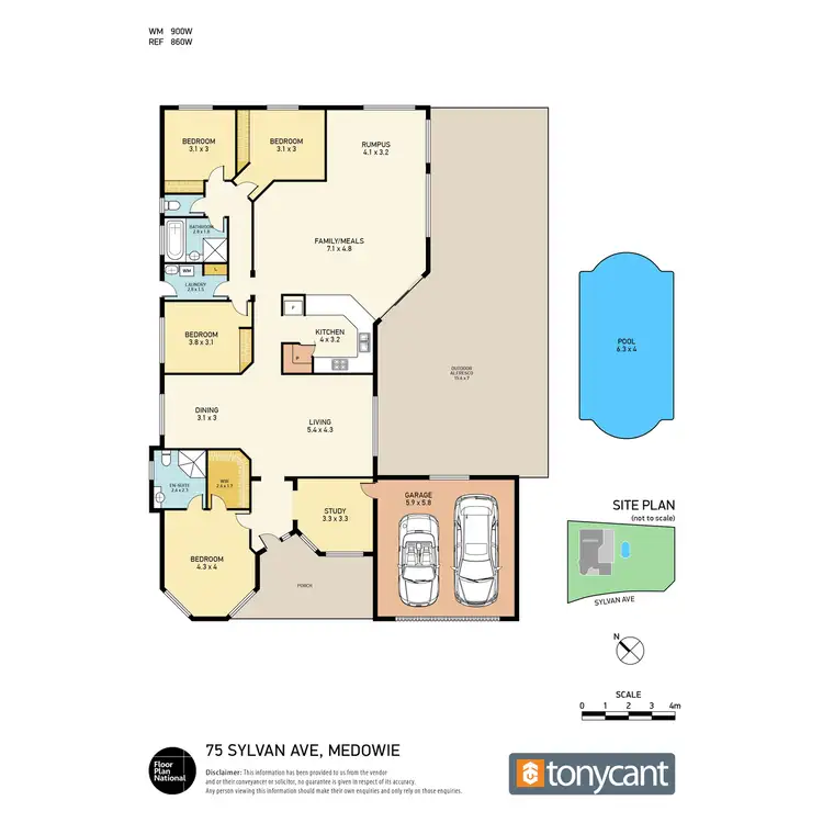 Floorplan of Homely house listing, 75 Sylvan Avenue, Medowie NSW 2318