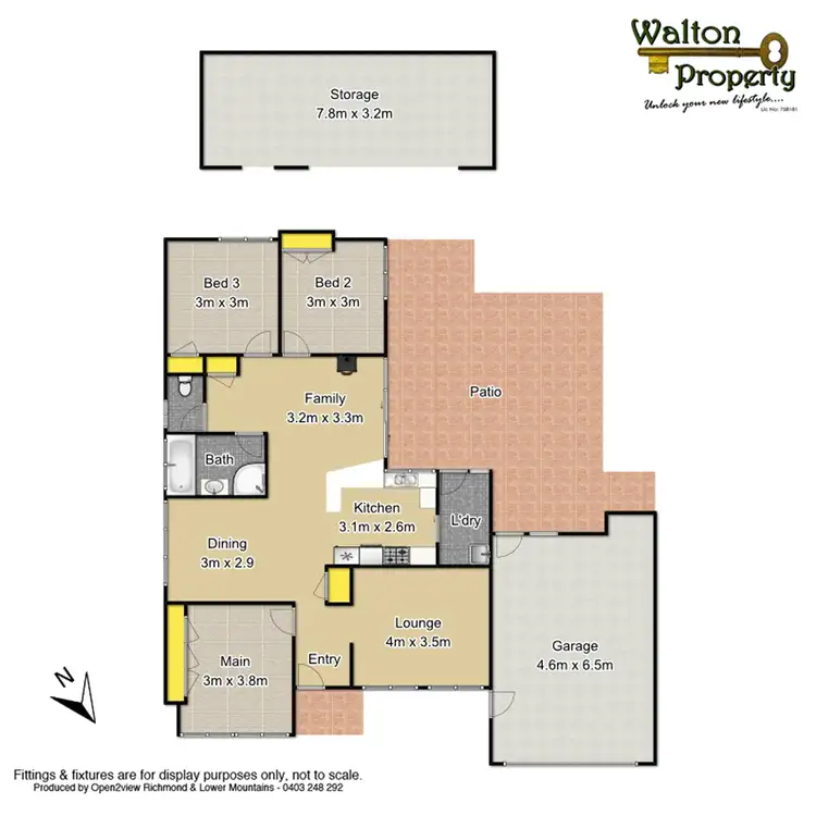 Floorplan of Homely house listing, 1 Colonial Drive, Bligh Park NSW 2756
