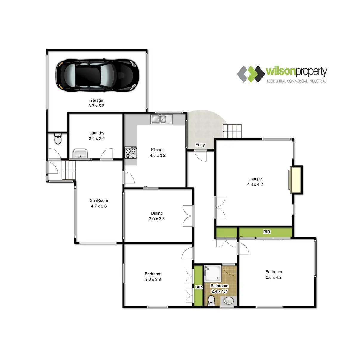 Floorplan of Homely house listing, 24 Henry Street, Traralgon VIC 3844