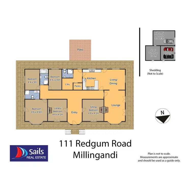 Floorplan of Homely rural property listing, 111 Red Gum Road, Merimbula NSW 2548