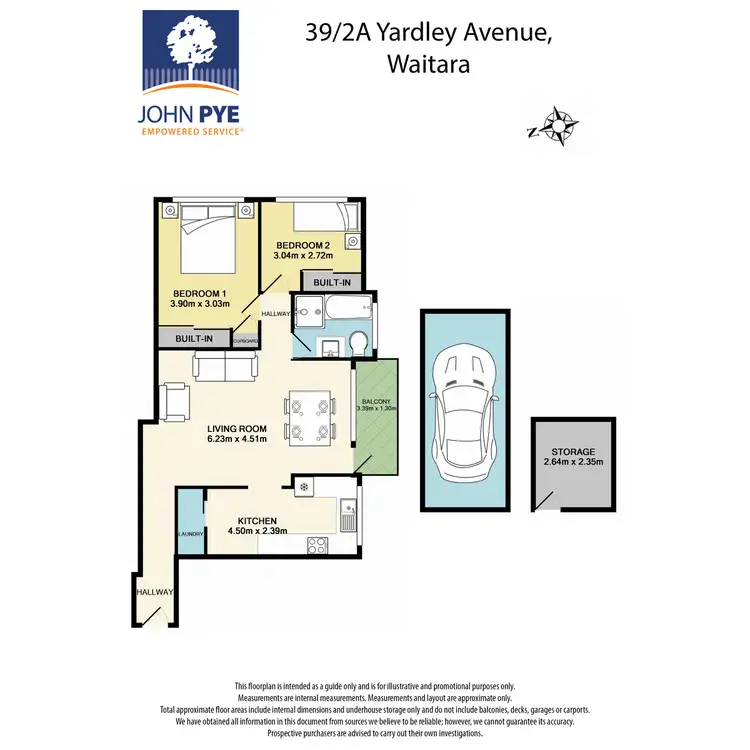 Floorplan of Homely unit listing, 39/2A Yardley Avenue, Waitara NSW 2077