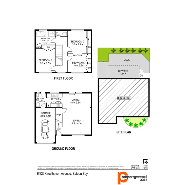 Floorplan of Homely unit listing, 6/236 Cresthaven Avenue, Bateau Bay NSW 2261