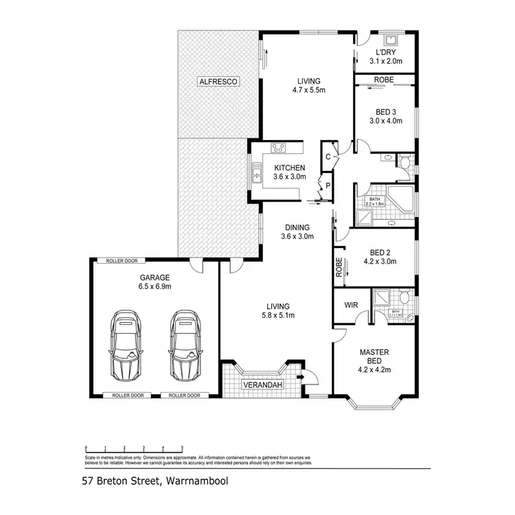 Floorplan of Homely house listing, 57 Breton Street, Warrnambool VIC 3280