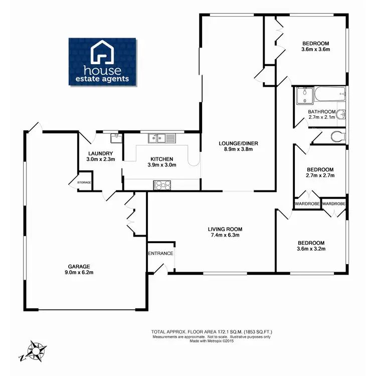 Floorplan of Homely house listing, 19 Ferguson Road, Westbrook QLD 4350