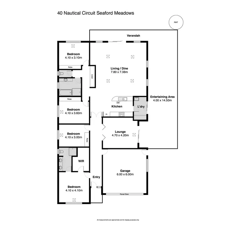 Floorplan of Homely house listing, 40 Nautical Circuit, Seaford Meadows SA 5169