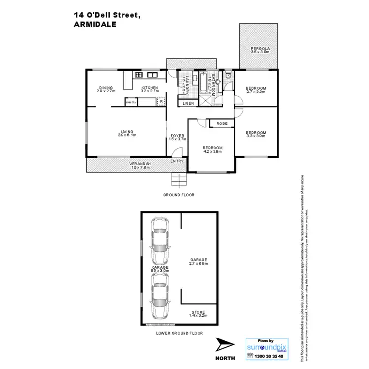 Floorplan of Homely house listing, 14 O'Dell Street, Armidale NSW 2350