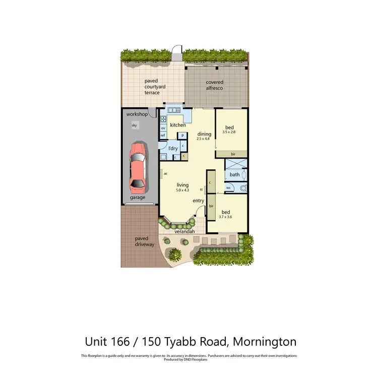 Floorplan of Homely unit listing, 166/150 Tyabb Road, Mornington VIC 3931