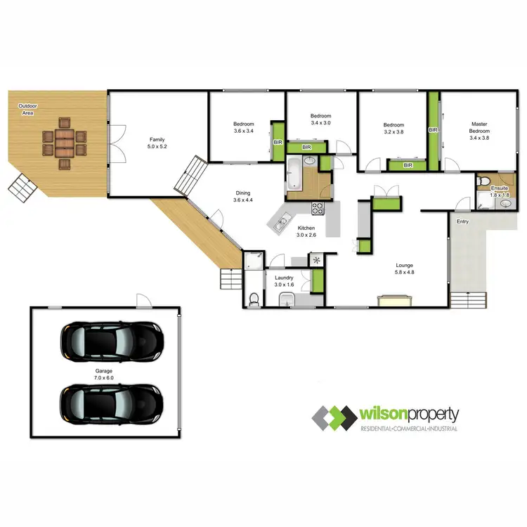 Floorplan of Homely house listing, 41 Moore Street, Traralgon VIC 3844