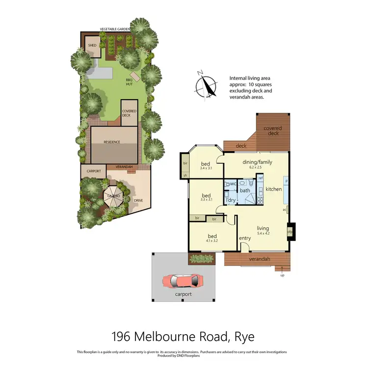 Floorplan of Homely house listing, 196 Melbourne Road, Rye VIC 3941