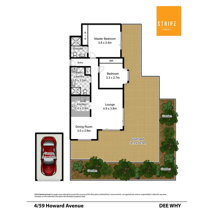 Floorplan of Homely apartment listing, 4/59-63 Howard Avenue, Dee Why NSW 2099