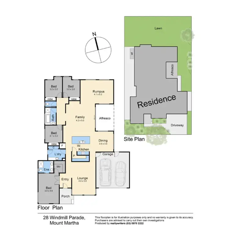 Floorplan of Homely house listing, 28 Windmill Parade, Mount Martha VIC 3934