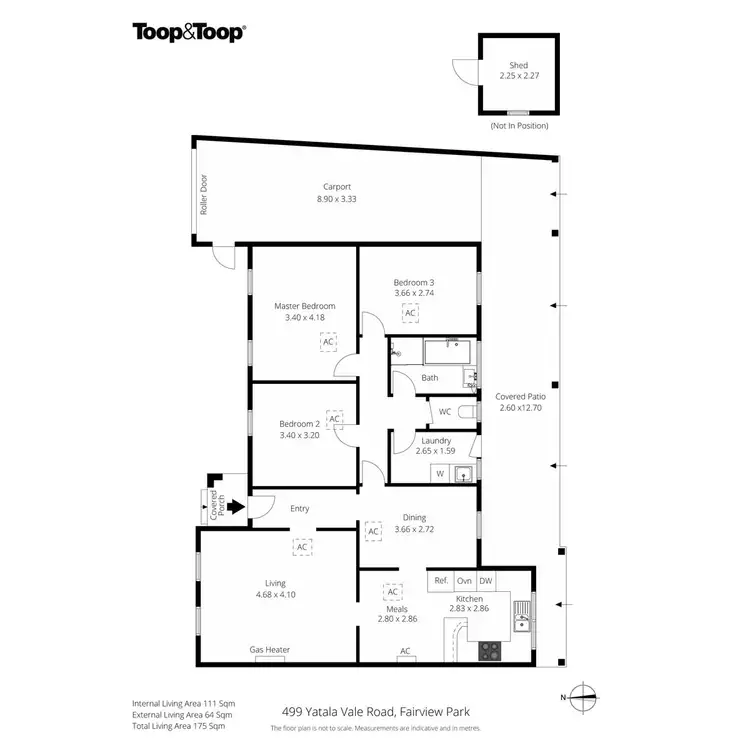 Floorplan of Homely house listing, 499 Yatala Vale Road, Fairview Park SA 5126