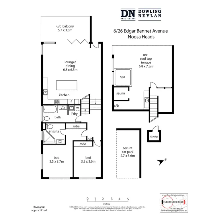 Floorplan of Homely apartment listing, 6/26 Edgar Bennett Avenue, Noosa Heads QLD 4567