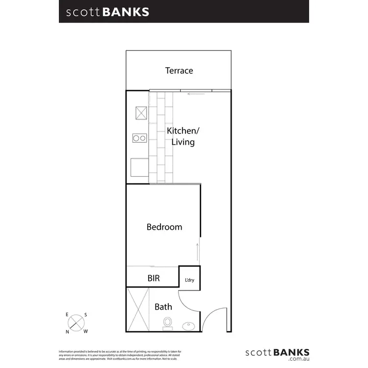 Floorplan of Homely apartment listing, 113/1 Clara Street, South Yarra VIC 3141