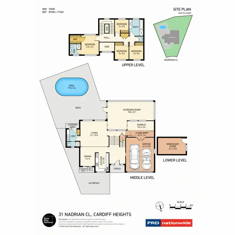 Floorplan of Homely house listing, 31 Nadrian Close, Cardiff Heights NSW 2285