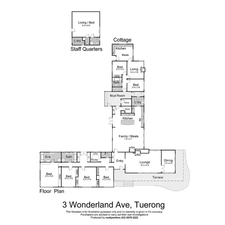Floorplan of Homely rural property listing, 3 Wonderland Avenue, Tuerong VIC 3915