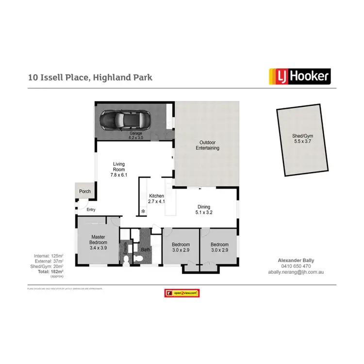 Floorplan of Homely house listing, 10 Issell Place, Highland Park QLD 4211