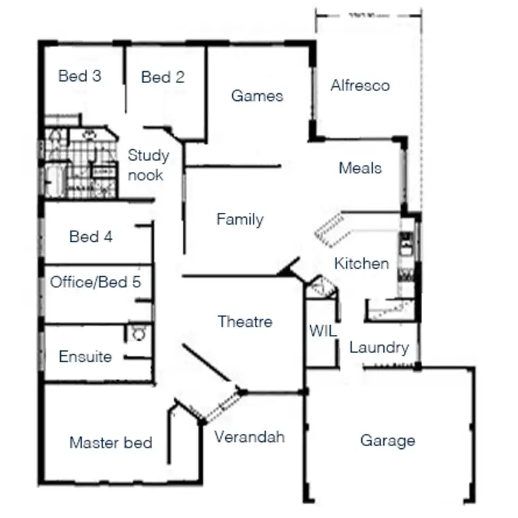 Floorplan of Homely house listing, 34 Atanasoff Road, Tapping WA 6065