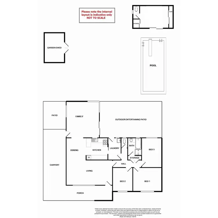 Floorplan of Homely house listing, 611 Metcalfe Road, Lynwood WA 6147