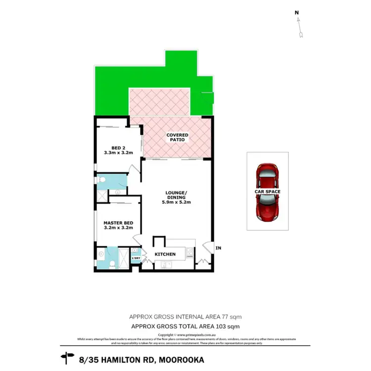 Floorplan of Homely unit listing, 8/35 Hamilton Road, Moorooka QLD 4105