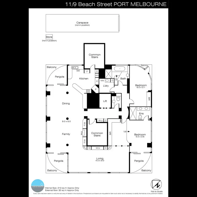 Floorplan of Homely apartment listing, 11/9 Beach Street, Port Melbourne VIC 3207