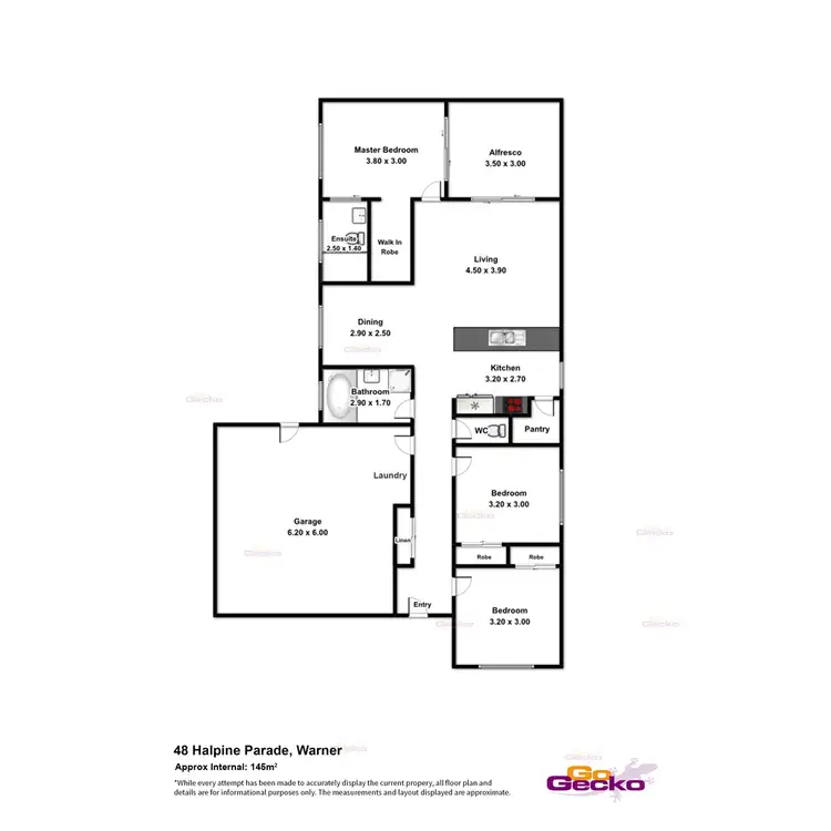 Floorplan of Homely house listing, 48 Halpine Parade, Warner QLD 4500