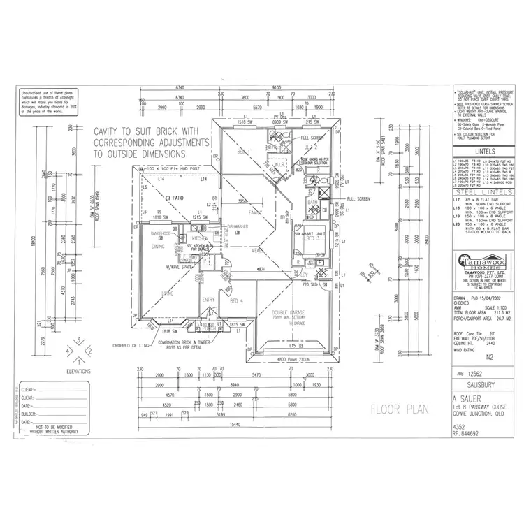 Floorplan of Homely house listing, 7 Parkway Close, Gowrie Junction QLD 4352